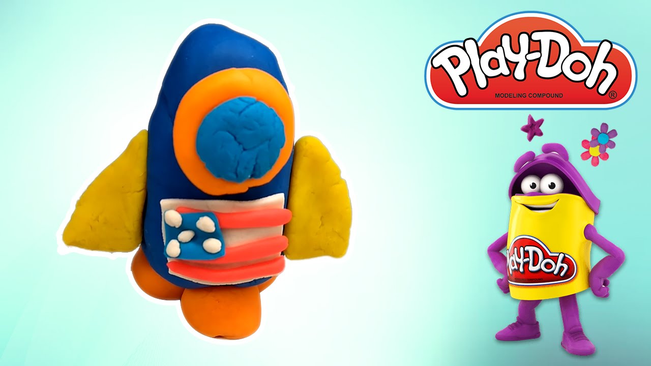 play doh rocket ship